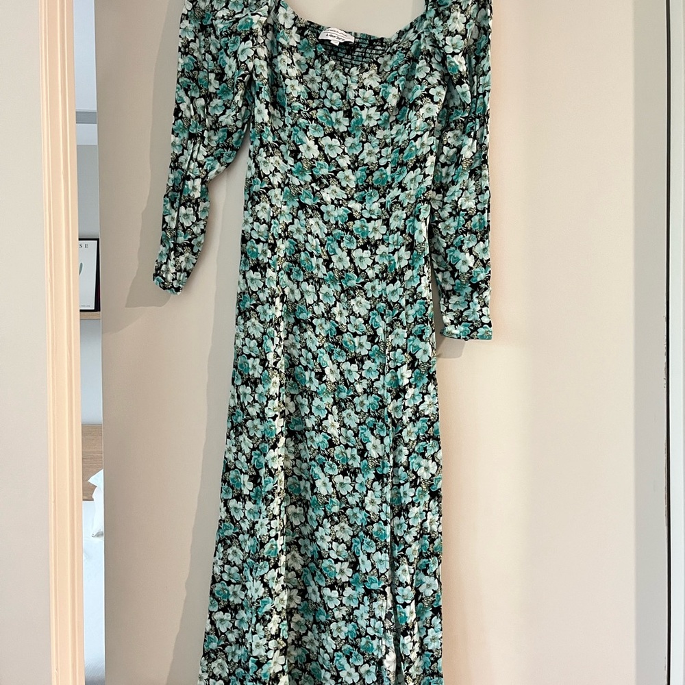 & Other Stories floral midi dress